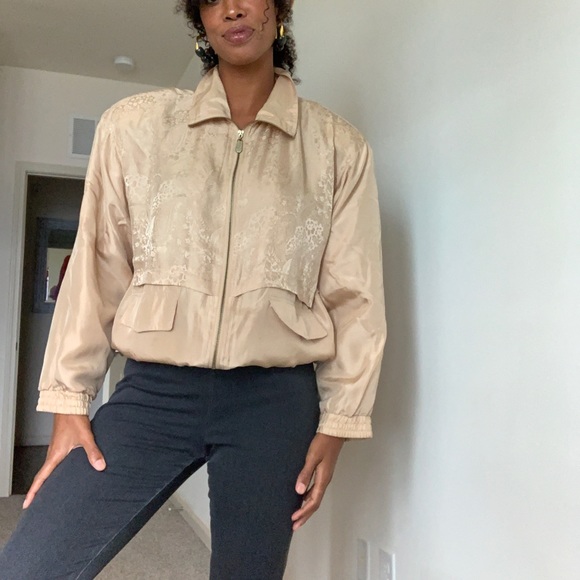 Silk bomber style jacket - Picture 3 of 3